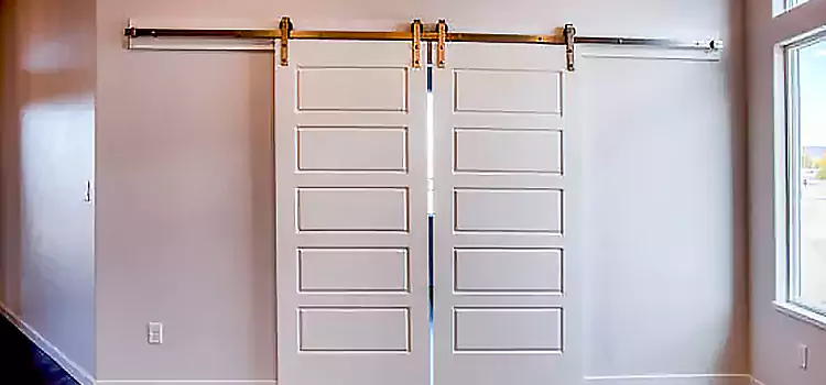 Glass Barn Door with Installation Hardware Kit South Gate